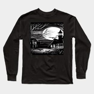 CREEPY HALLOWEEN NIGHT Long Sleeve T-Shirt